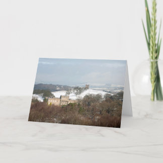 Lyme Hall en The Cage Winter Bedankkaart