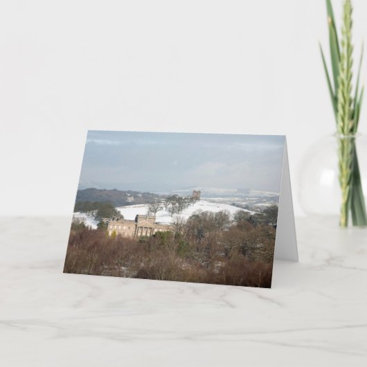 Lyme Hall en The Cage Winter Bedankkaart (Voorkant)
