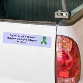 "Lyme" is geen misdaad Bumpersticker (Op Truck)