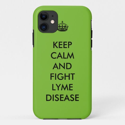 Lyme Keep Calm Case-draagtas Case-Mate iPhone Case (Achterkant)
