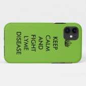 Lyme Keep Calm Case-draagtas Case-Mate iPhone Case (Achterkant (horizontaal))