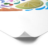 Lyme Limoen Bewustzijn Poster Groen Lint #lyme (Hoek)