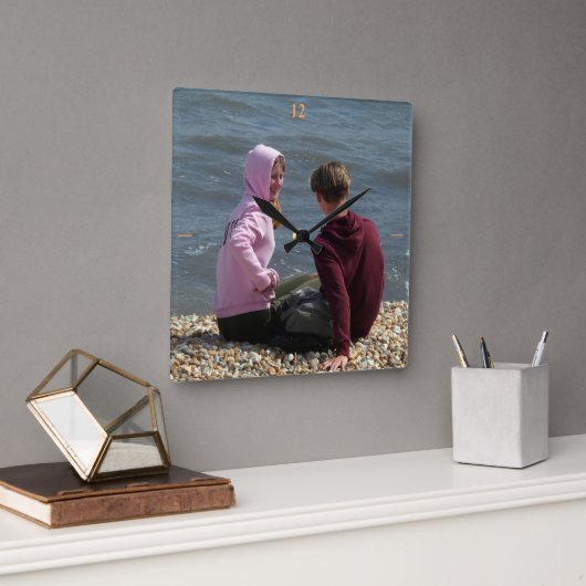 Lyme Love. Vierkante Klok (Kantoor)