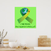 Lyme over de hele wereld poster (Keuken)