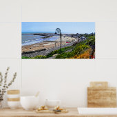 Lyme Regis Beach en Cobb Poster (Keuken)