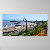 Lyme Regis Beach en Cobb Poster (Voorkant)