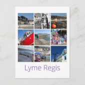 Lyme Regis Briefkaart (Voorkant)