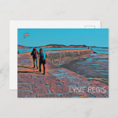 Lyme Regis Briefkaart (Voorkant / Achterkant)