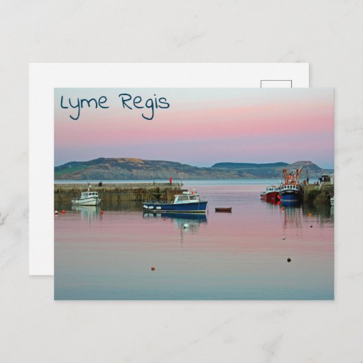 Lyme Regis Briefkaart (Voorkant / Achterkant)