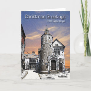Lyme Regis Christmas Kaart