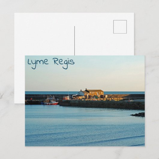 Lyme Regis Cobb Briefkaart (Voorkant / Achterkant)