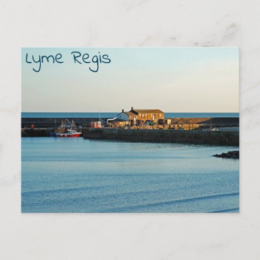 Lyme Regis Cobb Briefkaart (Voorkant)