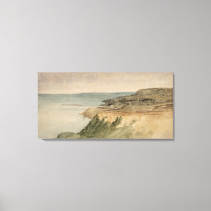 Lyme Regis, Dorset, c.1797 (m/c over potlood op te Canvas Afdruk