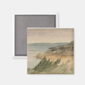 Lyme Regis, Dorset, c.1797 (m/c over potlood op te Magneet (Voorkant / Achterkant)