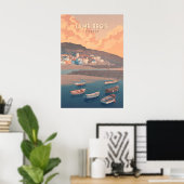 Lyme Regis Kust Reisposter Poster (Thuiskantoor)