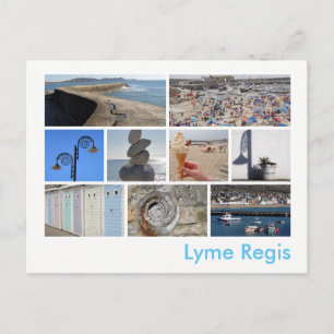 Lyme Regis multi-afbeelding Briefkaart