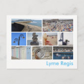 Lyme Regis multi-afbeelding Briefkaart (Voorkant)