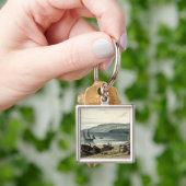 Lyme Regis uit Charmouth, Dorset uit 'A Voyage' Sleutelhanger (Hand)