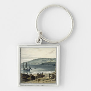 Lyme Regis uit Charmouth, Dorset uit 'A Voyage' Sleutelhanger