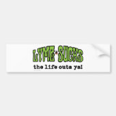 Lyme Sucks Bumpersticker (Voorkant)