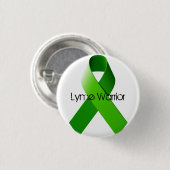 Lyme Warrior Pin Ronde Button 3,2 Cm (Voorkant /achterkant)