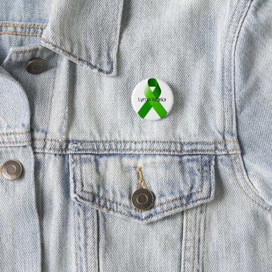 Lyme Warrior Pin Ronde Button 3,2 Cm (In situ)