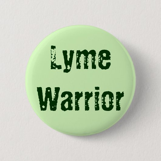 Lyme Warrior Ronde Button 5,7 Cm (Voorkant)