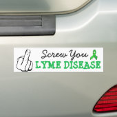 Lyme Ziekte Bewustzijn Bumpersticker Negeer Je (Op auto)