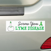 Lyme Ziekte Bewustzijn Bumpersticker Negeer Je (Op auto)