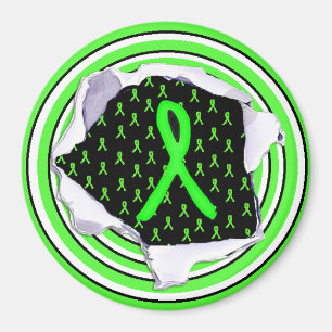 Lyme-ziekte bewustzijn linten stickers magneet