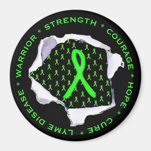 Lyme-ziekte bewustzijn lintjes stickers magneet