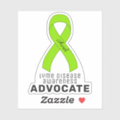 Lyme Ziekte Bewustzijn Vinyl Sticker (Vel)