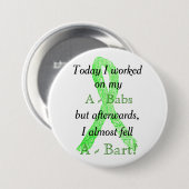 Lyme-ziekte Humor Knop Ronde Button 7,6 Cm (Voorkant /achterkant)