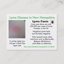 Lyme-ziekte in New Hampshire Informatiekaarten