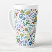 Lyme Ziekte Ondersteuning Lintlimoenen #lyme Latte Mok (Linkerhoek)