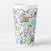 Lyme Ziekte Ondersteuning Lintlimoenen #lyme Latte Mok (Voorkant)