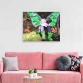 Lyme-ziekte Rustende krijger Meisje Engel of Fee Canvas Afdruk (Insitu (Woonkamer))