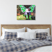 Lyme-ziekte Rustende krijger Meisje Engel of Fee Canvas Afdruk (Insitu (Slaapkamer))