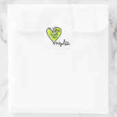 LymeAngels / Lyme bijt! Ronde Sticker (Tas)