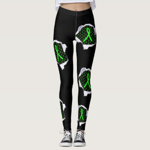 Lymekziekte-bewustzijnslinten Leggings Zwart