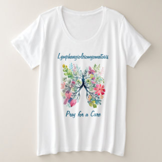 Lymfangioleiomyomatose LAM Plus Maat T-shirt