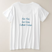 Lymfangioleiomyomatosis LAM 2-zijdig plus T-shirt (Design achterkant)