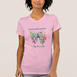 Lymfangioleiomyomatosis LAM T-shirt voor vrouwen