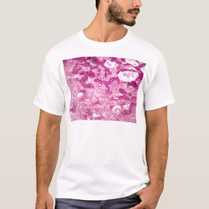 Lymfknoopcellen onder de microscoop. t-shirt