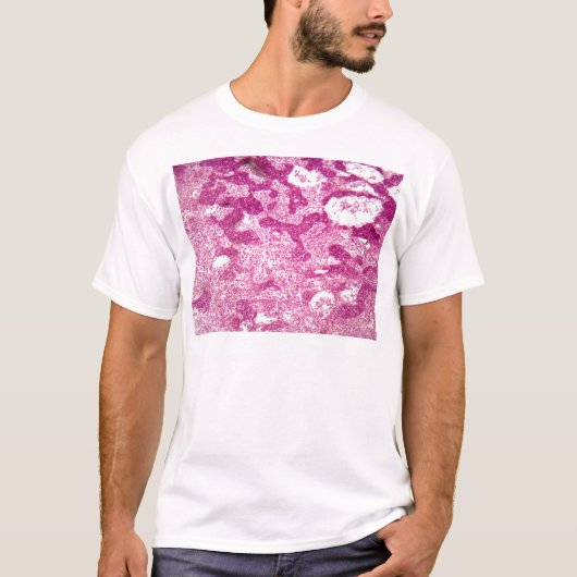 Lymfknoopcellen onder de microscoop. t-shirt (Voorkant)