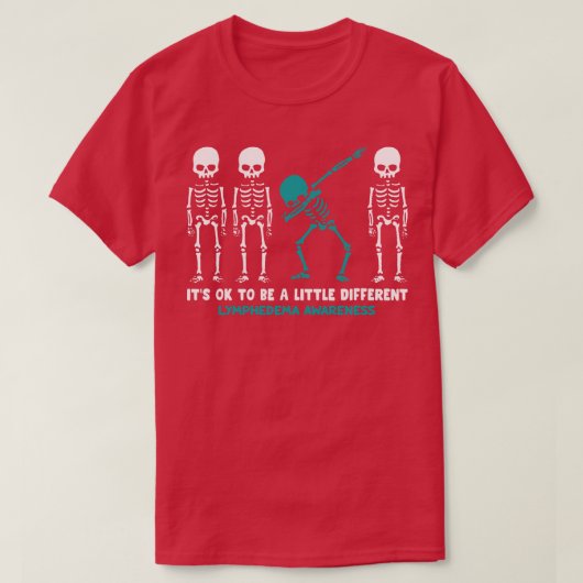 Lymfoedeem Bewustzijn Het is goed om een beetje an T-shirt (Design voorkant)
