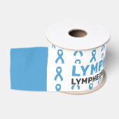 Lymfoedeem bewustzijnspatroonlint grosgrain lint (Spoel)