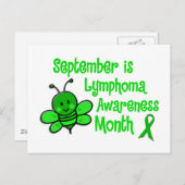 Lymfoom Bewustmaaltijd Bee 1.3 Briefkaart (Voorkant / Achterkant)