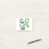 Lymfoom Bewustzijn Haar strijd is onze strijd Post-it® Notes (Op bureau)