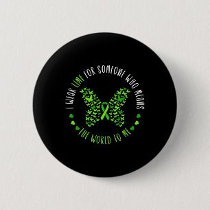 Lymfoom Bewustzijn Ik Draag Lime Voor Mijn Iemand Ronde Button 5,7 Cm